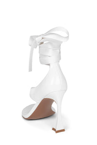 YSABELA-R Jeffrey Campbell Heeled Sandals White Patent